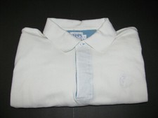 Vintage 90s USA MADE Chaps Ralph Lauren Embroidered White Mens Polo Shirt Sz L
