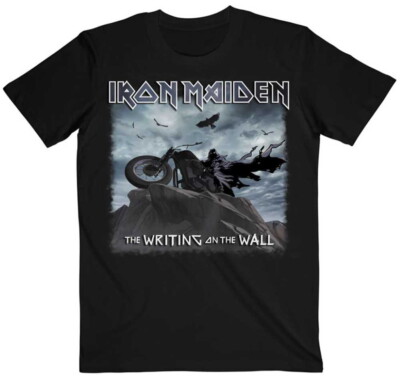 Iron Maiden 'The Writing On The Wall Single Cover' (Schwarz) T-Shirt - OFFIZIELL