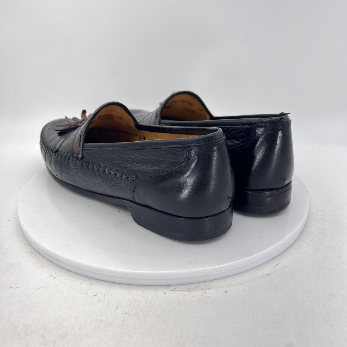 Mezlan Rodeo Men Size 9.5 M Fringe Tassel Loafer Dress Shoes  display picture 1
