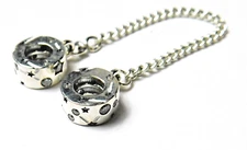 Authentic Pandora Charm,  Stars and Galaxy Safety Chain, #790011C01-05