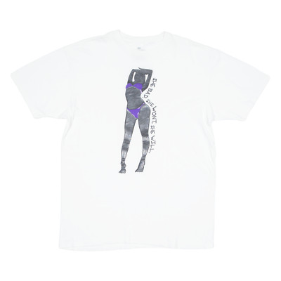 ROCKSMITH Herren T-Shirt Weiß Rundhalsausschnitt L