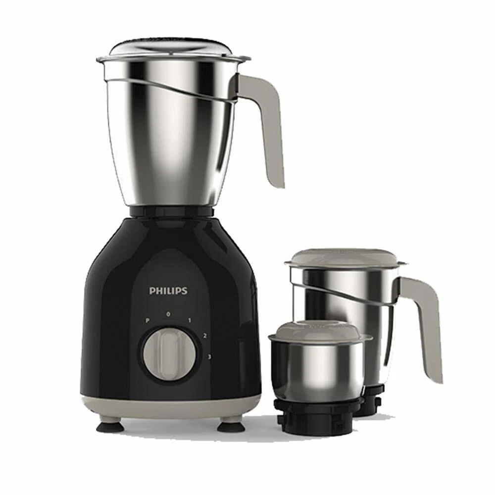 Philips Mixer Grinder 750 W Powreful Motor 3 Stainless Steel Jars Compact  Design