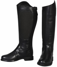 TuffRider Ladies Plus Rider Dress Boots sz 6, Extra Wide Short Calf NEW