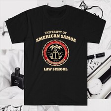 University Of American Samoa Law School Men's Black Size S to 5XL