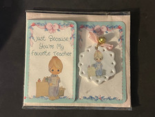 Precious Moments Favorite Teacher Miniature Porcelain Ornament New