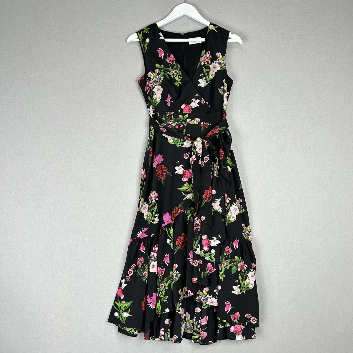 Eliza j black floral clearance dress