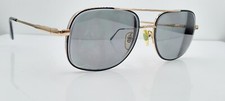 Vintage Regal Montreaux Black Gold Pilot Metal Sunglasses Korea FRAMES ONLY