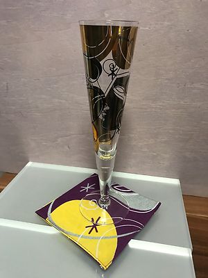 Ritzenhoff Champagne Glass/ Glass 9 1/2in Top Zustand. Unused