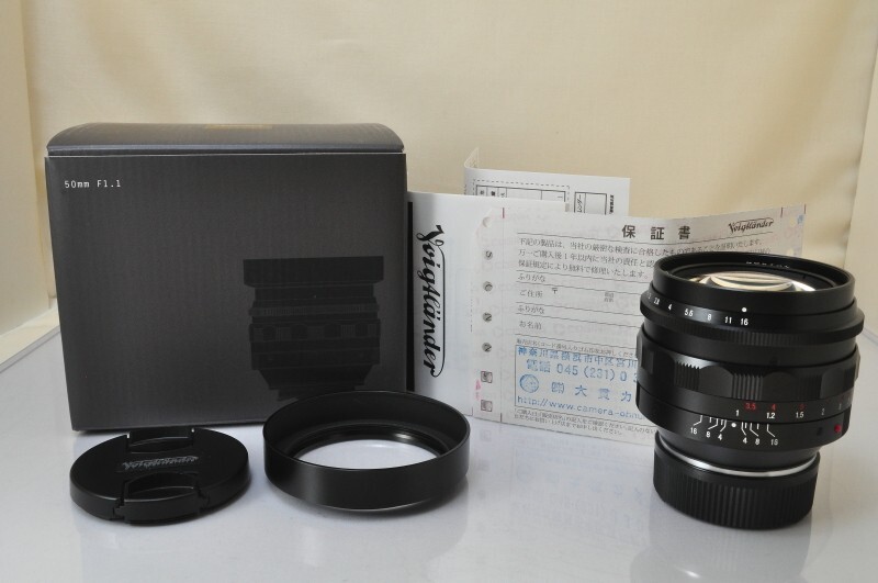 MINT++]Voigtlander NOKTON 50mm F/1.1 VM Lens for Leica M mount w