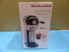 KitchenAid Sparkling Beverage Soda Maker, Onyx Black (Used)
