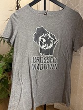 CrossFit Madtown Women's Tee Medium Gray