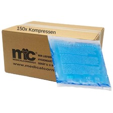 MC24 Zimne ciepłe kompresy 13x14cm Sprężarka chłodząca Kompresy chłodnicze Pakiet chłodniczy 150 szt.