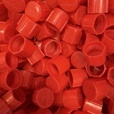 Caplugs Threaded Plastic Caps for -6 AN Fittings- 3/8" CD-6- Lot of 100
