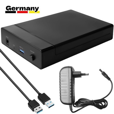 USB 3.0 Externe Festplattengehäuse für 2,5 & 3,5 Zoll HDD SATA SSD Gehäuse 2026