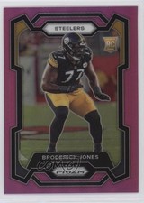 2023 Panini Prizm Rookies Pink Prizm Broderick Jones #385 0y59