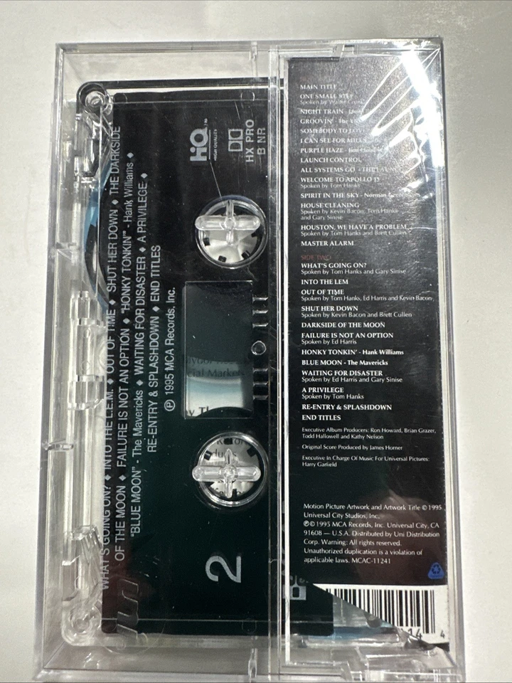 Apollo 13 Motion Picture Soundtrack Sealed Cassette Tape Brand New promo copy - Image 3 of 4