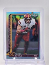 ZACH ERTZ 2025 TOPPS CHROME REFRACTOR #297 COMMANDERS Q6395