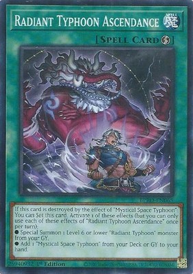 Near Mint, English Yu Gi Oh Radiant Typhoon Ascendance - BPRO-EN065 - Common - 1