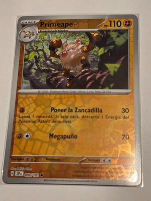 Primeape (SSP 099) SPANISCH REVERSE Surging Sparks COMMON POKEMON NM C788