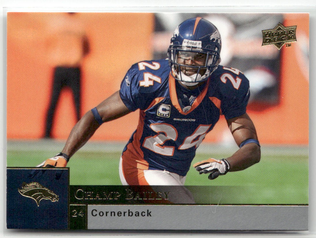2009 UPPER DECK #64 CHAMP BAILEY DENVER BRONCOS