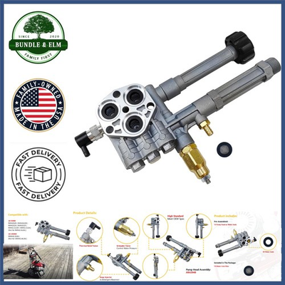 #ad #ad Pump Head Assembly for Pressure Washer with Thermal Relief and Unloader Valve $97.89