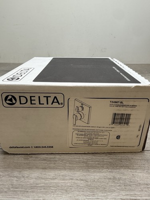 #ad Delta T24967 BL Ara 14 Series Pressure Balanced Valve Trim Black *Scratches* $259.99