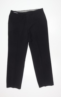 Marks and Spencer Anzughose Herren schwarz Größe 38