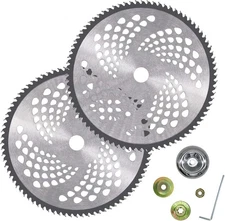 10" x 80T Brush Cutter Blade for Weedeater, Carbide Tip Circular Saw Weed Eat...