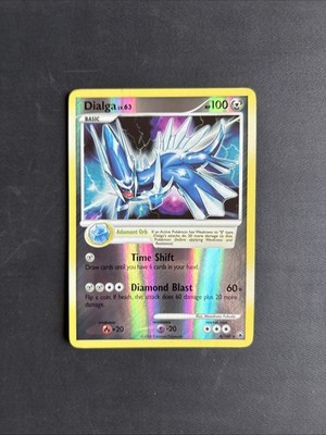 Pokémon TCG Dialga Majestic Dawn 4/100 Reverse Holo Holo Rare 2008 - LP
