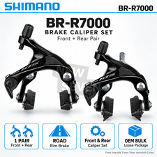 Shimano 105 BR-R7000 Road Bike Rim Brake Calipers Front Rear Set Black Bulk