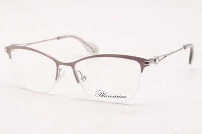 NEW BLUMARINE VBM145S COL 0S87 PINK SILVER AUTHENTIC DESIGNER EYEGLASSES 54-17