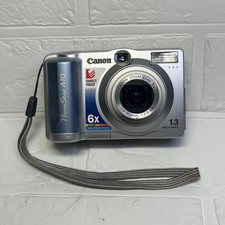Canon Powershot A10 Digital Camera with Batteries Compact Design