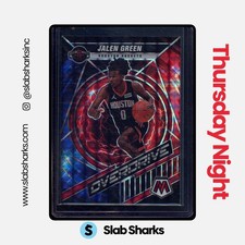 2021 PANINI MOSAIC #8 JALEN GREEN OVERDRIVE RC ROOKIE