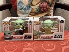 The Mandalorian Grogu Funko Pop Hovering Pram & Using The Force Amazon Exclusive
