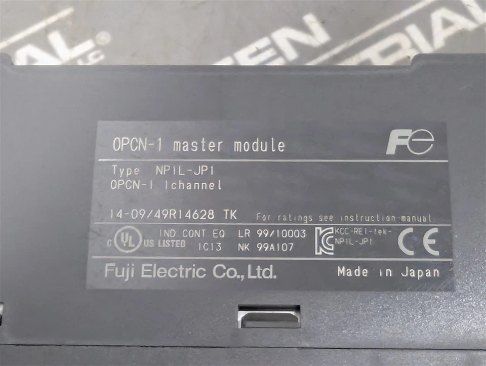Módulo maestro de un solo canal Fuji Electric 0PCN-1 MICREX-SX USADO NP1L-JP1 Foto 2 de 4