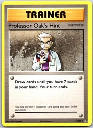 Professor Oak's Hint 84/108 XY Evolutions