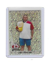 2025 Leaf 15th Anniversary National Convention Shimmer /15 Joey Chestnut #90B-83