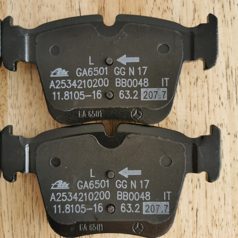 Original Mercedes-Benz Bremsbeläge Hinterachse C-Klasse W205 / GLC X253 C43 AMG - Bild 3 von 4