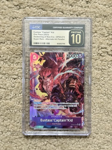 Eustass"Captain"Kid (Alternate Art) graded CGC 10 for sale on eBay