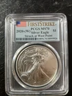2020 1 oz .999 Silver American Eagle PCGS MS 70 First Strike