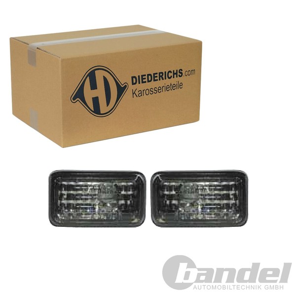 Diederichs Tuning Seitenblinker Klarglas Schwarz Passend FüR VW Golf | 2210078-image