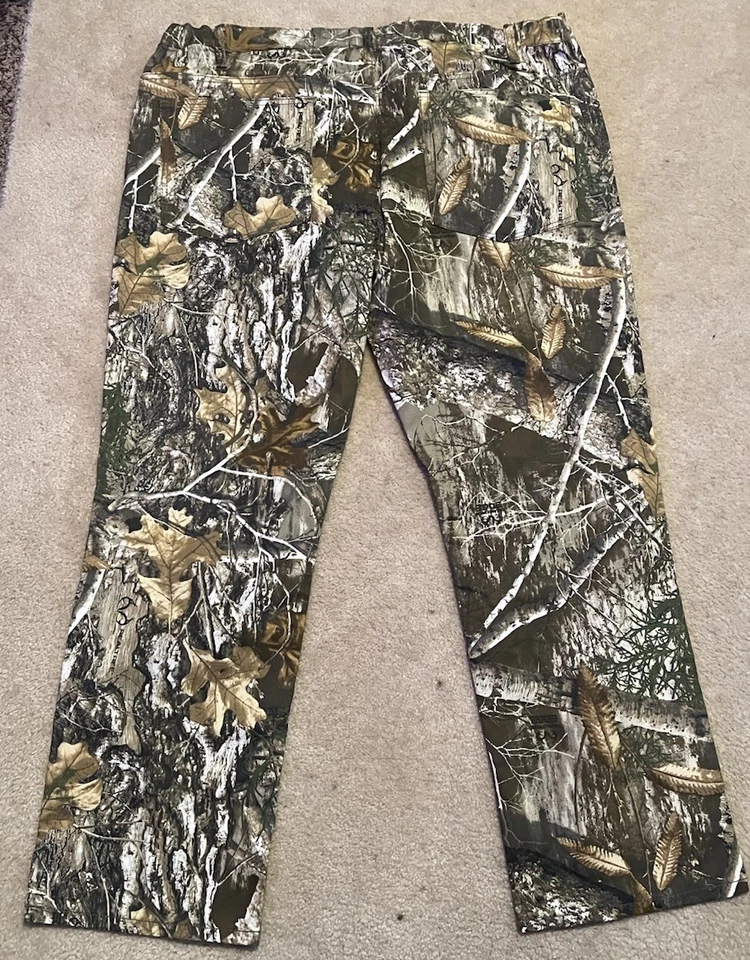 Realtree Edge Camo Pants 40/42 XLG 31”inseam NWT Flex Fabric - Image 2 of 4