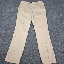 Lauren Ralph Lauren Newbury Chino Pants Women's Size 8 Khaki Cotton Relaxed Fit