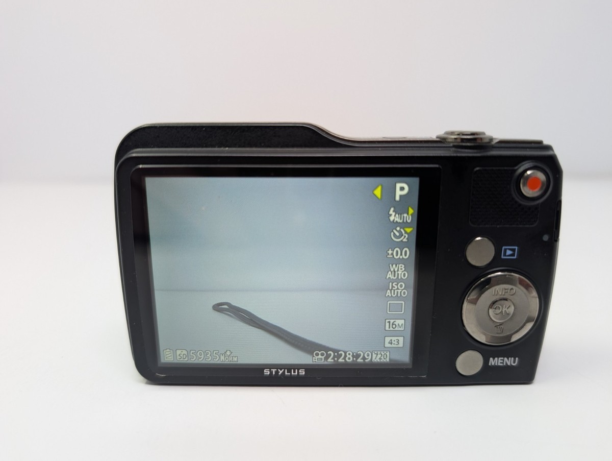 Olympus VG-190 16MP Digital Camera 5x Optical Zoom Tested +32GB