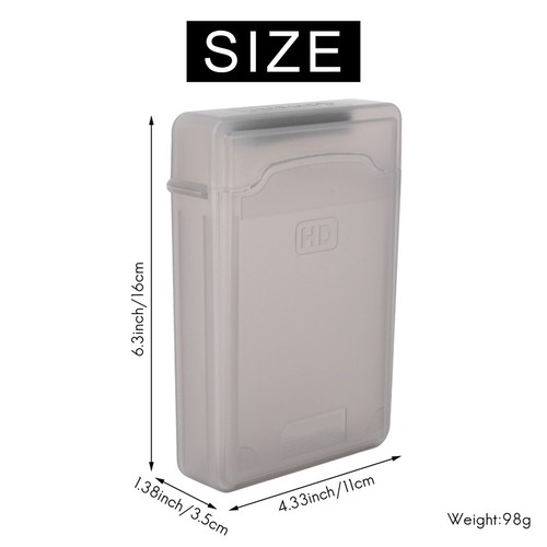 1X(5Pcs 3,5--Ide-Sata-Festplatte Festplatte Kunststoff-Aufbewahrungsbox6797 - Afbeelding 7 van 8