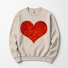 Red Love Heart Valentine Gifts Sweatshirt