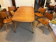 Ercole Extendable Dining Table And Butterfly Chair Set