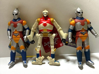 Jet Jaguar Soft Vinyl Figure, 3 Set Bandai Godzilla vs. Megalon