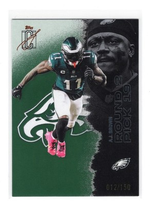 2025 Topps Signature Class A.J. Brown #93 Green /150 Philadelphia Eagles
