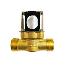 Electrovanne laiton 24V 1/2 pouce faible consommation d'énergie et action fiabl